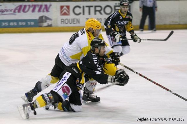 Photo hockey match Rouen - Strasbourg  le 17/10/2009