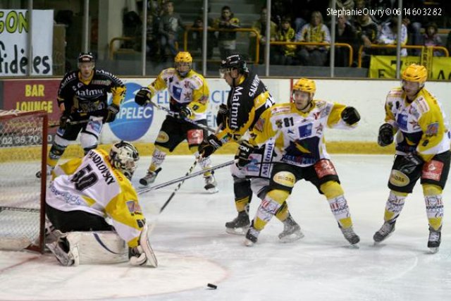 Photo hockey match Rouen - Strasbourg  le 17/10/2009