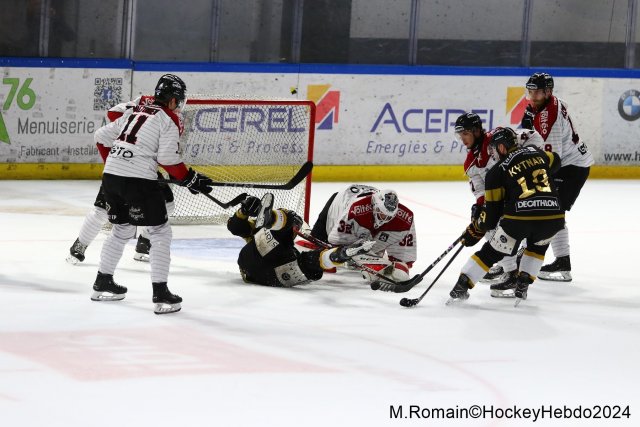 Photo hockey match Rouen - Bordeaux le 13/04/2024