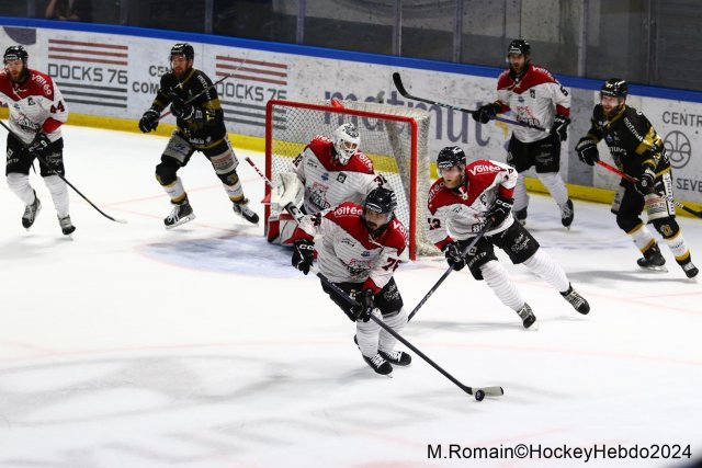 Photo hockey match Rouen - Bordeaux le 13/04/2024