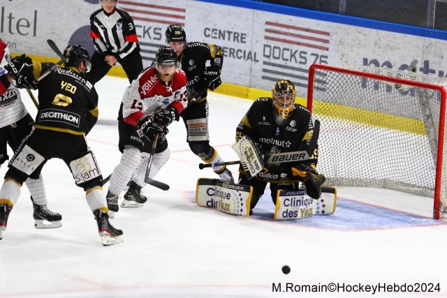 Photo hockey match Rouen - Bordeaux le 13/04/2024