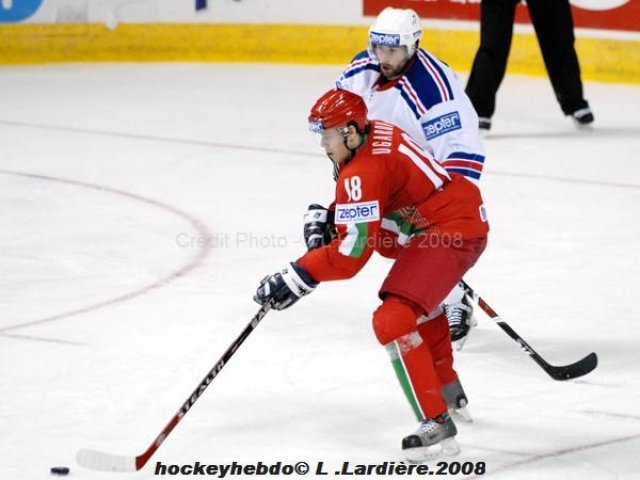 Photo hockey album Mondiaux : 6ème journée -  France / Biélorussie - L. Lardière