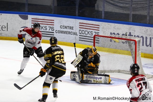 Photo hockey match Rouen - Bordeaux le 13/04/2024