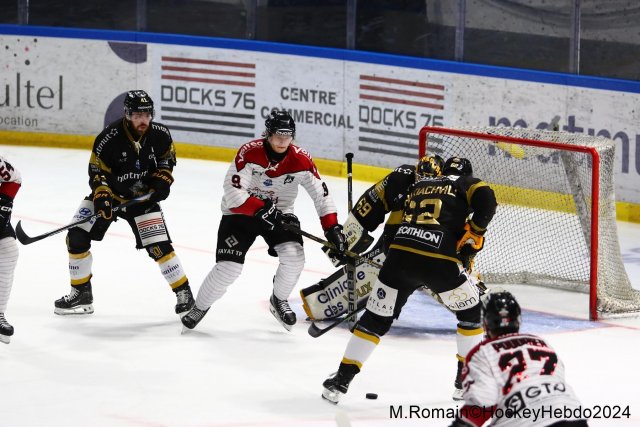 Photo hockey match Rouen - Bordeaux le 13/04/2024