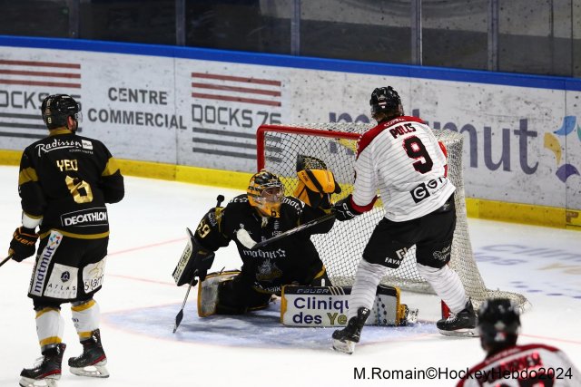 Photo hockey match Rouen - Bordeaux le 13/04/2024