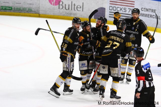 Photo hockey match Rouen - Bordeaux le 13/04/2024