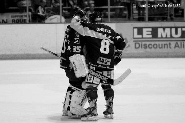 Photo hockey match Rouen - Strasbourg  le 17/10/2009