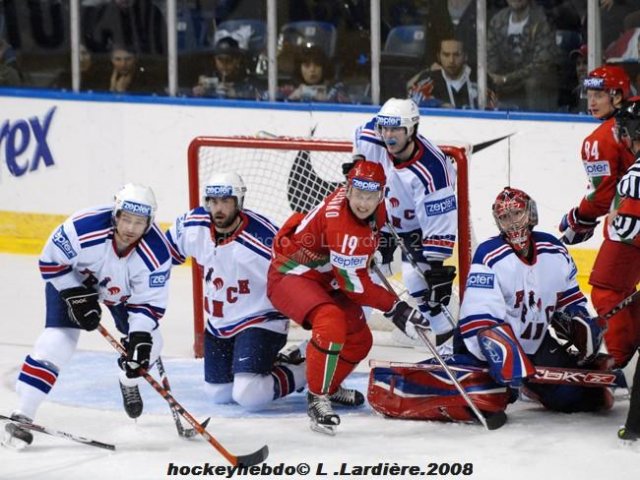 Photo hockey album Mondiaux : 6ème journée -  France / Biélorussie - L. Lardière