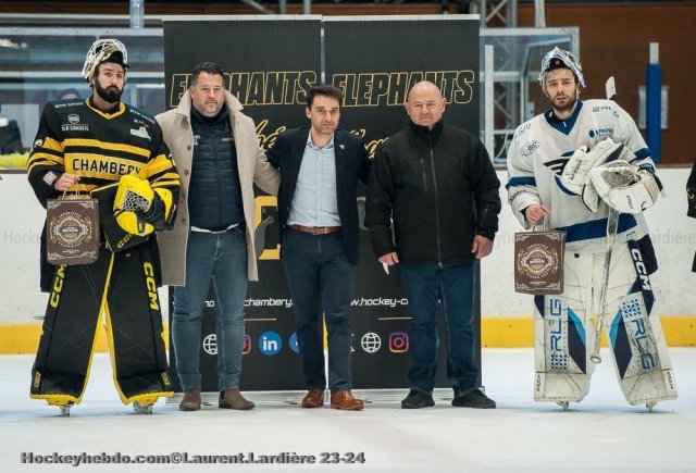 Photo hockey match Chambéry - Nantes le 18/04/2024