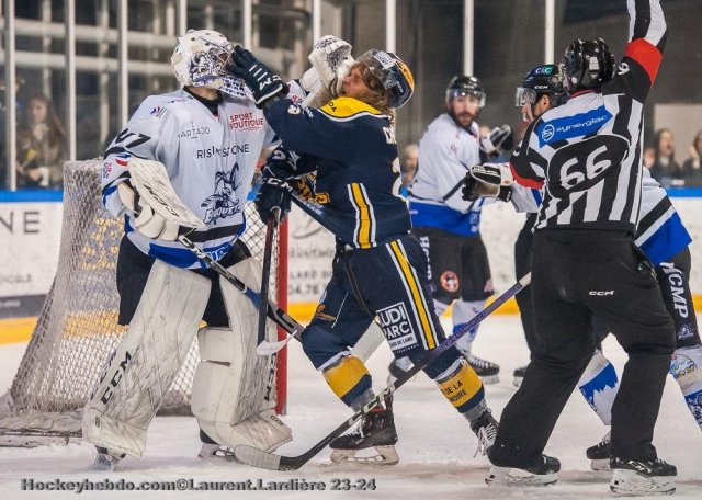 Photo hockey match Villard-de-Lans - Courchevel-Méribel-Pralognan le 20/04/2024