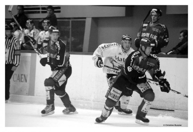 Photo hockey match Caen  - Rouen le 20/10/2009