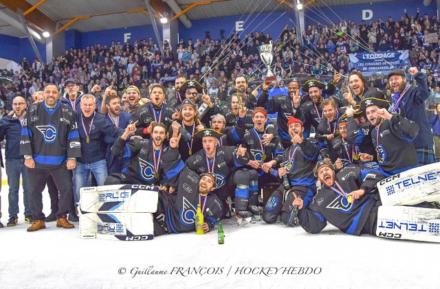 Photo hockey match Nantes - Chambéry le 21/04/2024