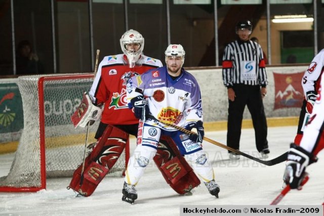 Photo hockey match Briançon  - Avignon le 21/10/2009