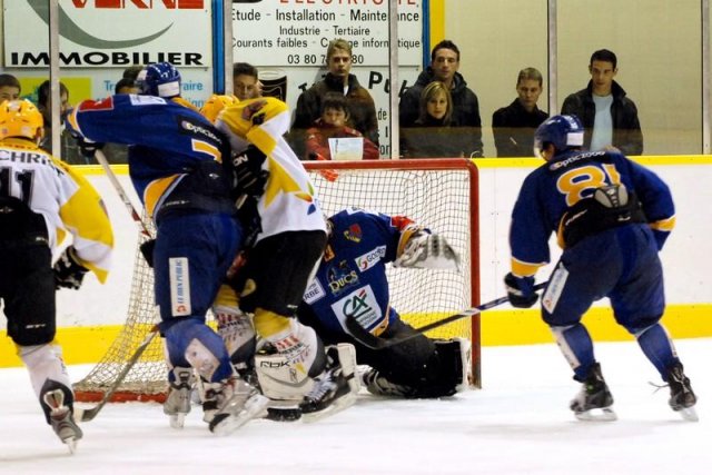 Photo hockey match Dijon  - Strasbourg  le 20/10/2009