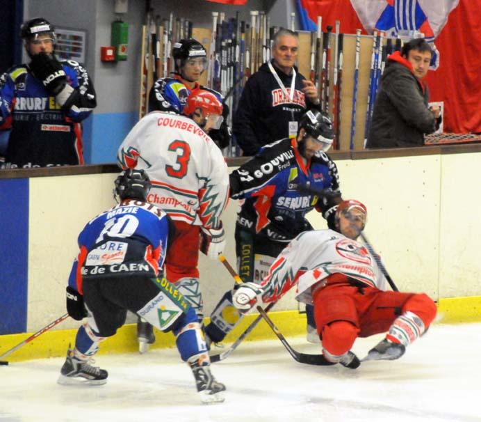 Caen  6 - 5 Courbevoie 