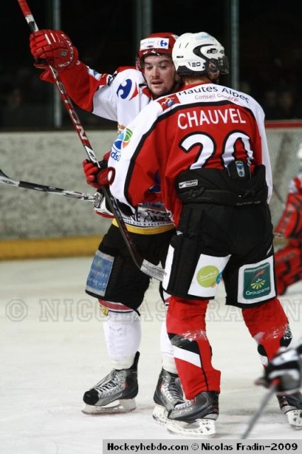 Photo hockey match Briançon  - Morzine-Avoriaz le 24/10/2009