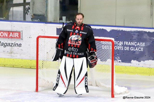 Photo hockey match Nice - Rouen le 06/10/2024