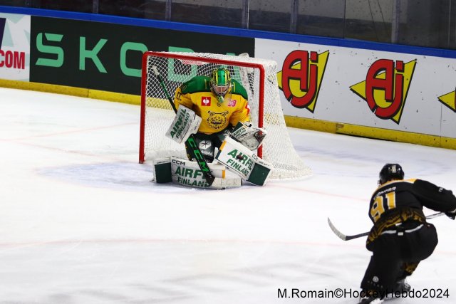 Photo hockey match Rouen - Tampere le 09/10/2024