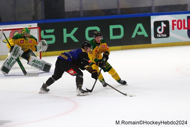 Photo hockey match Rouen - Tampere le 09/10/2024