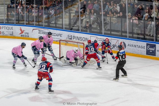 Photo hockey match Angers  - Grenoble  le 08/10/2024
