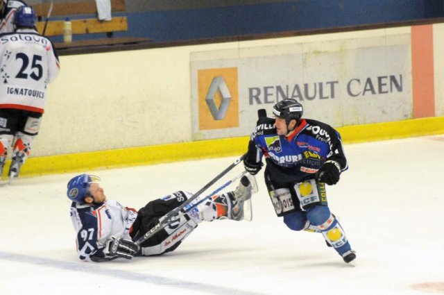 Photo hockey match Caen  - Brest  le 27/10/2009