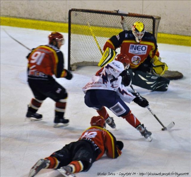 Photo hockey match Meudon - Asnières le 27/10/2009