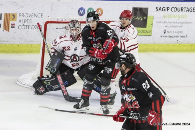 Photo hockey match Nice - Briançon  le 27/10/2024