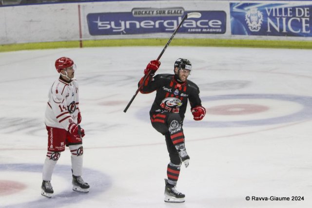 Photo hockey match Nice - Briançon  le 27/10/2024
