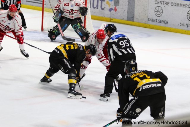 Photo hockey match Rouen - Briançon  le 08/11/2024