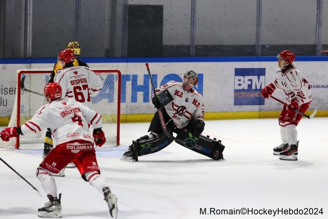 Photo hockey match Rouen - Briançon  le 08/11/2024