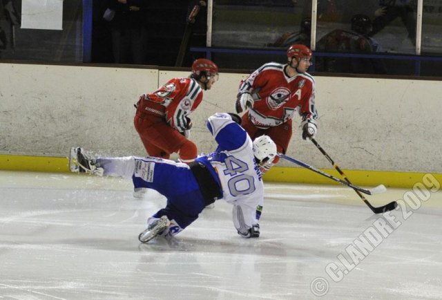 Photo hockey match Courbevoie  - Reims* le 27/10/2009