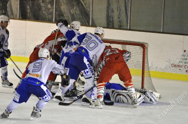 Photo hockey match Courbevoie  - Reims* le 27/10/2009