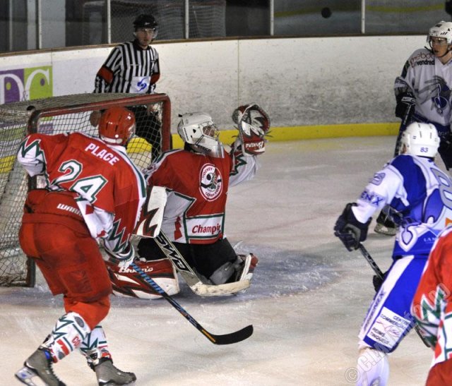 Photo hockey match Courbevoie  - Reims* le 27/10/2009