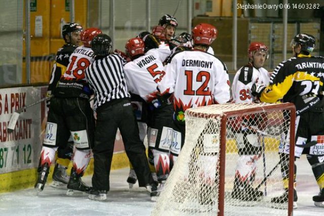 Photo hockey match Rouen - Neuilly/Marne le 27/10/2009