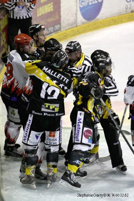 Photo hockey match Rouen - Neuilly/Marne le 27/10/2009