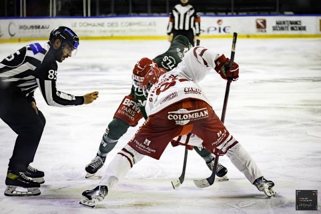 Photo hockey match Cergy-Pontoise - Briançon  le 19/11/2024