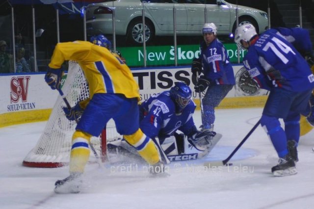 Photo hockey album Mondiaux : 4ème journée - France / Suède N. Leleu