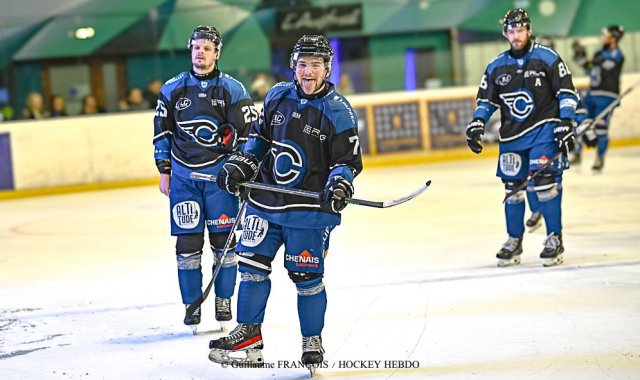 Photo hockey match Nantes - Courchevel-Méribel-Pralognan le 04/12/2024