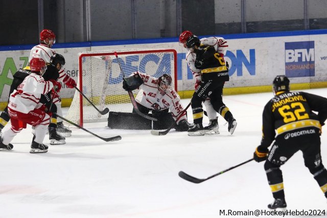 Photo hockey match Rouen - Briançon  le 06/12/2024