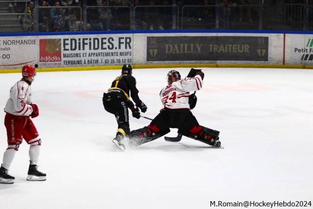 Photo hockey match Rouen - Briançon  le 06/12/2024