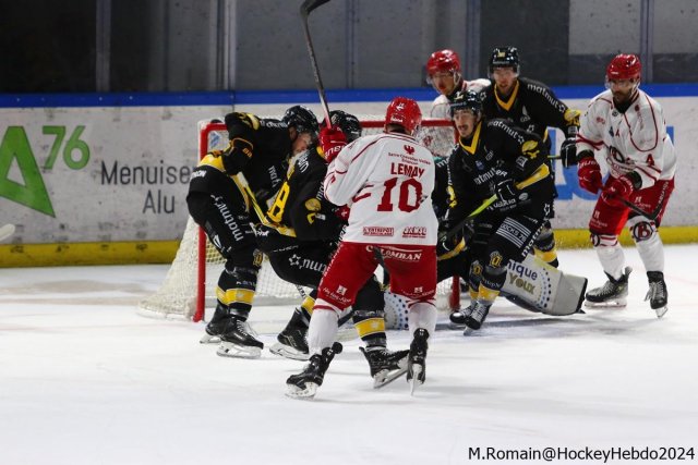 Photo hockey match Rouen - Briançon  le 06/12/2024