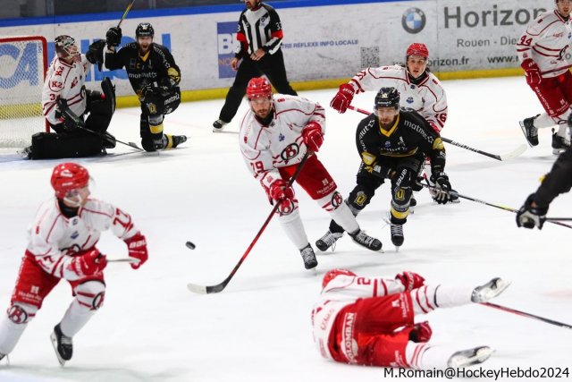 Photo hockey match Rouen - Briançon  le 06/12/2024