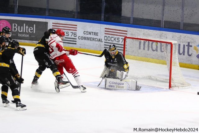 Photo hockey match Rouen - Briançon  le 06/12/2024