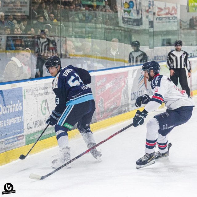 Photo hockey match Tours  - Caen  le 04/12/2024