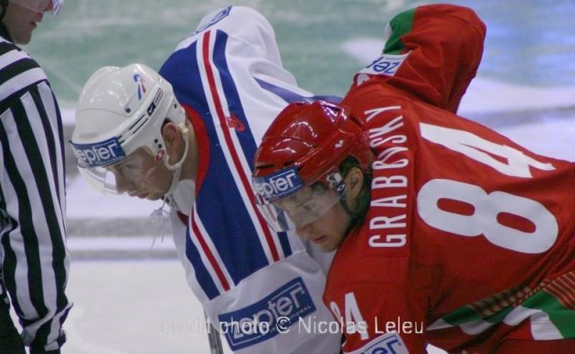 Photo hockey album Mondiaux : 6ème journée - France / Biélorussie - N. Leleu