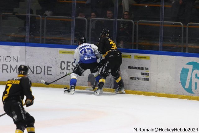 Photo hockey match Rouen - Gap  le 10/12/2024