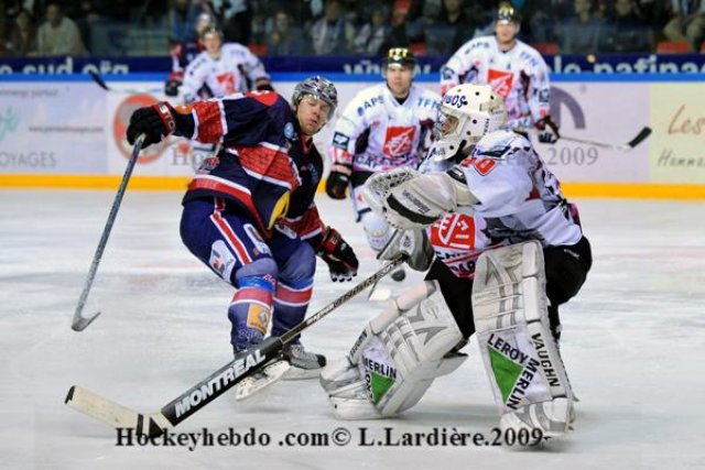 Photo hockey match Grenoble  - Amiens  le 31/10/2009