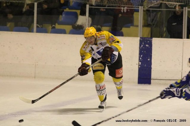 Photo hockey match Gap  - Strasbourg  le 31/10/2009