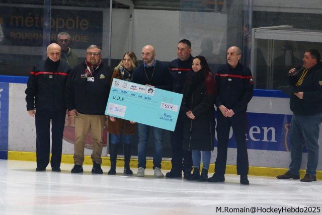 Photo hockey match Rouen - Angers  le 07/01/2025