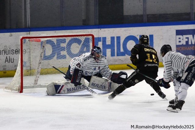 Photo hockey match Rouen - Angers  le 07/01/2025